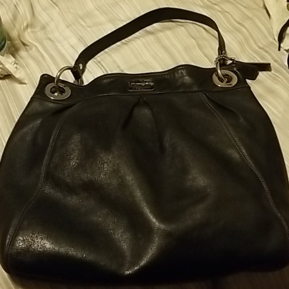 Black Coach Purse - Picture 1 of 6